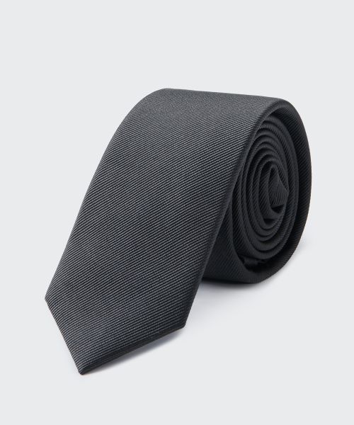 Silk Narrow Solid Necktie