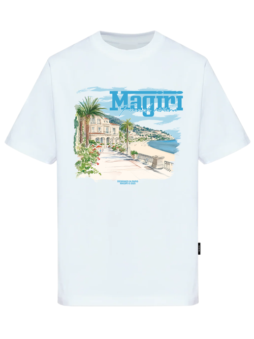 Magiri Rivera Printed T-hirt in White - White