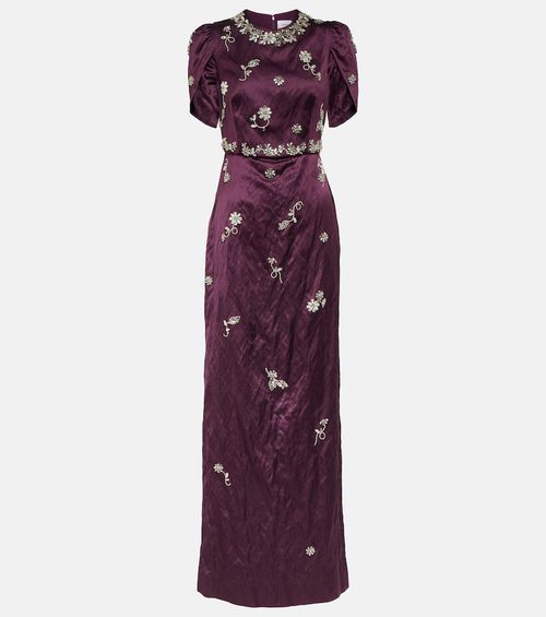 Erdem Yoanna sequined open-back gown