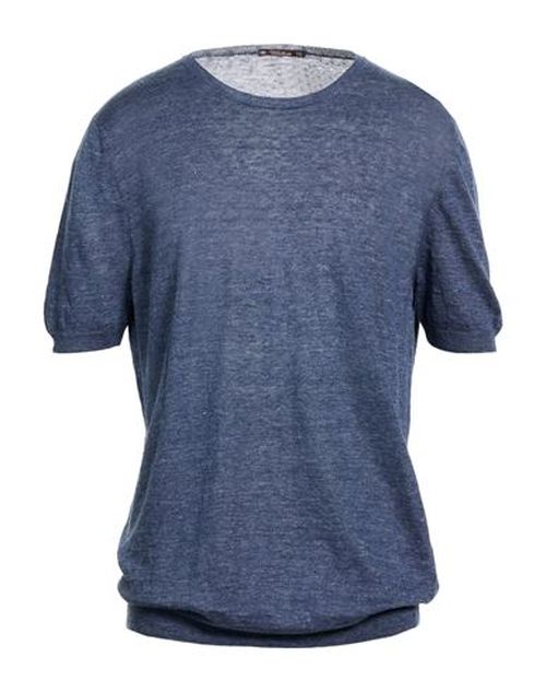 Man Sweater Slate blue Size 46 Linen