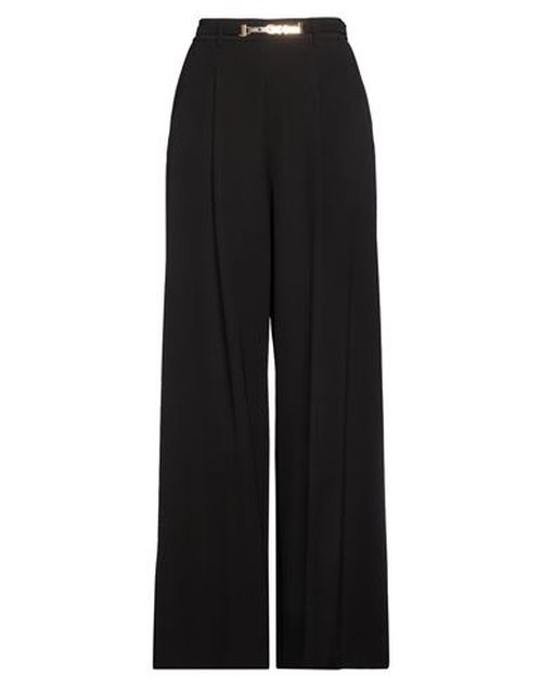 Woman Pants Black Size 2 Polyester, Elastane