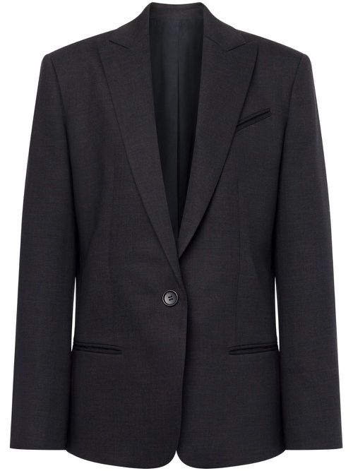Single-breasted blazer - Grey