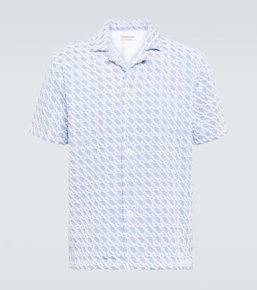 Howell cotton terry bowling shirt