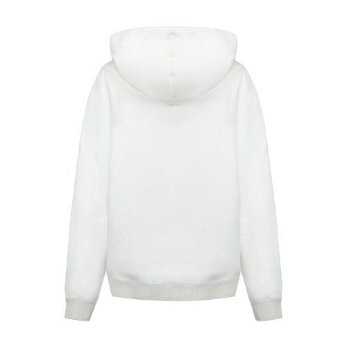 Cotton Oversized Hoodie — White