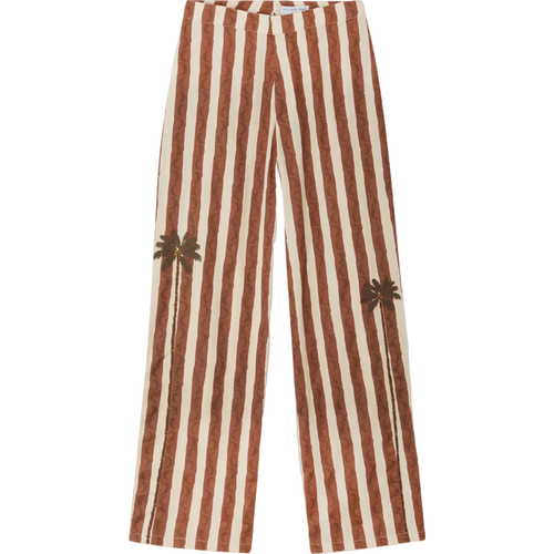 Never Fully Dressed Chocolate Stripe Trouser