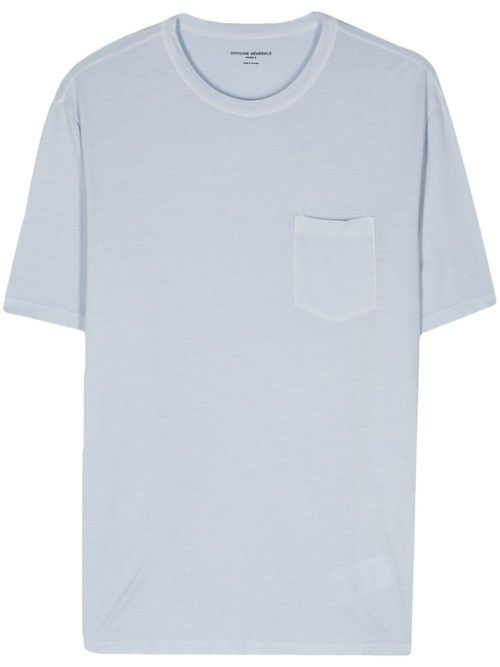 Chest-pocket T-shirt - Blue