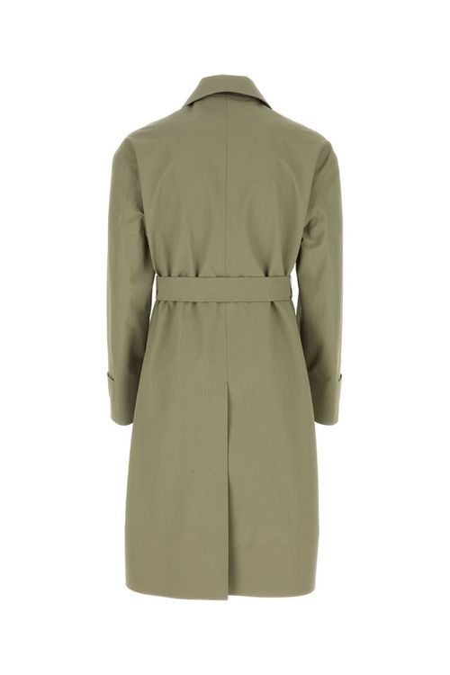 Army Green Cotton Trench Coat