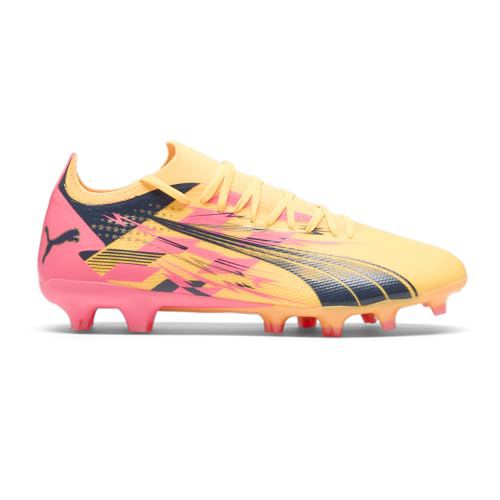 Puma Mens Ultra Match Cp Firm GroundArtificial Ground Soccer Cleats Cleated, Firm Ground - Orange - Size 9.5 M