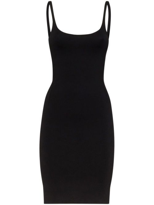 Sleeveless midi dress - Black