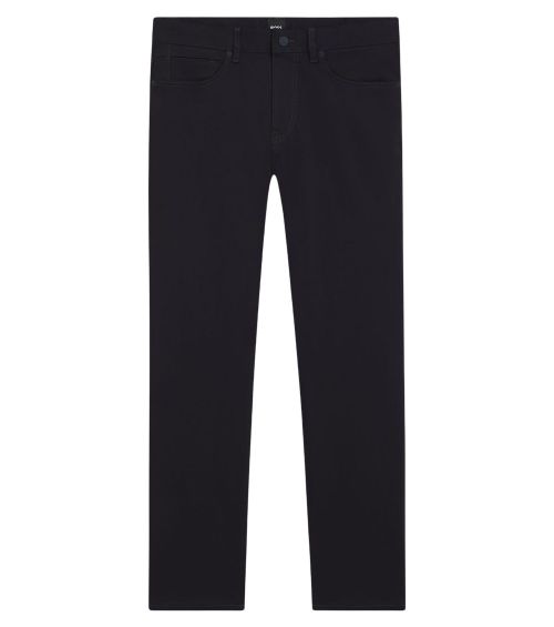 Blue Flat Front Trousers
