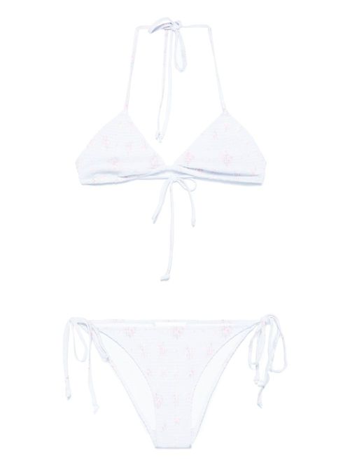 LoveShackFancy Saoirse bikini - Blue