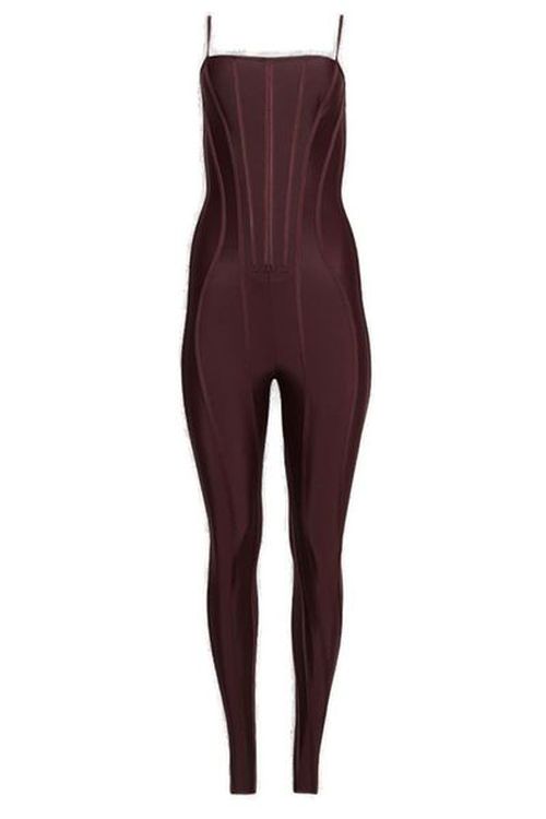 Mugler Corset Sleeveless Jumpsuit