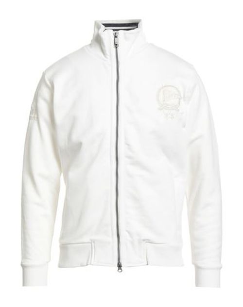 Man Sweatshirt White Size M Cotton