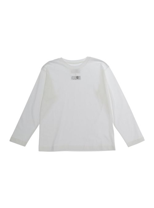 Long-Sleeved Cotton T-Shirt — White