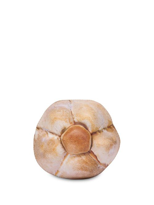 Shell bread-like shoulder mini bag - Brown