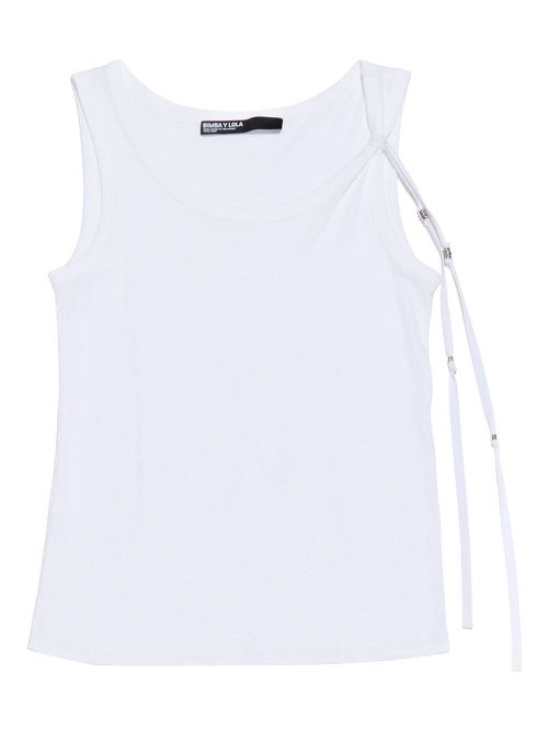 Bimba y Lola knot-detail tank top - Neutrals