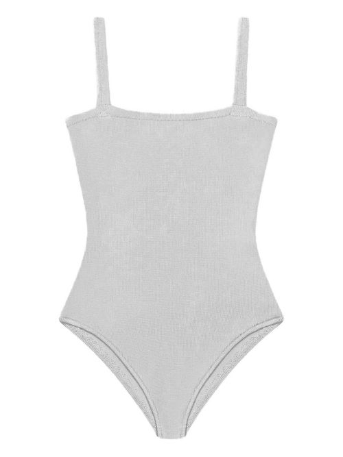 Ribbed knit bodysuit - Grey