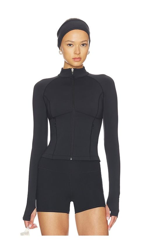 WellBeing + BeingWell WarmWell Brielle Jacket in Black. L. Also in XXS, XS, S