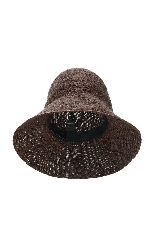 Teagan Raffia Straw Bucket Hat - Moda Operandi