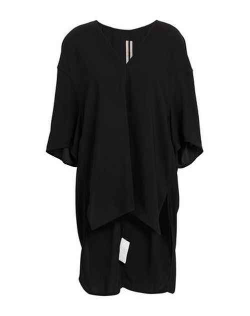 Rick Owens Woman Top Black Size 4 Viscose, Acetate