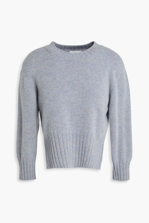 Mora cropped cashmere sweater - Blue - L