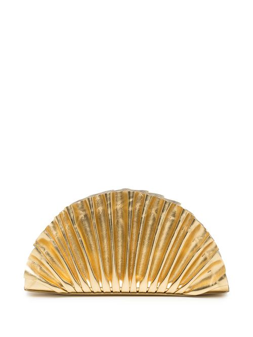 Nala shell-detail mini clutch - Gold