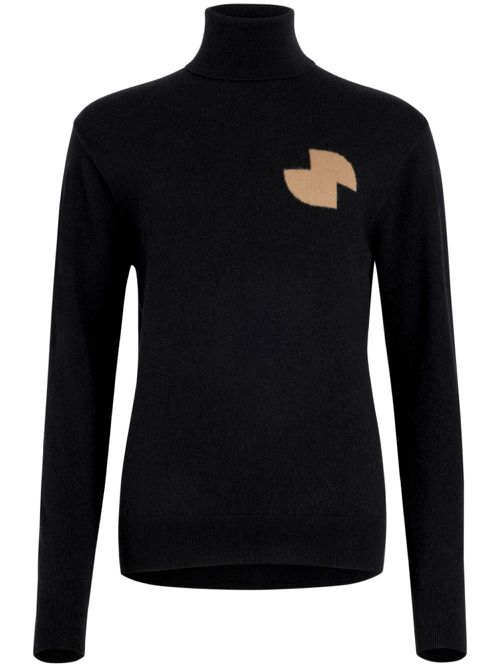 JP turtleneck sweater - Black