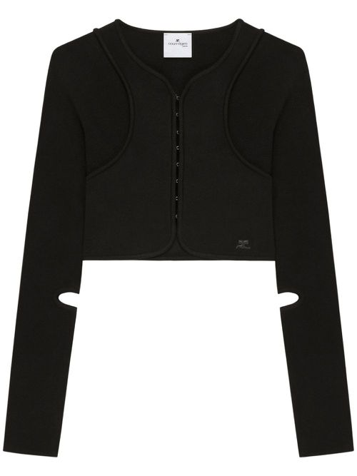 Scuba knitted jacket - Black