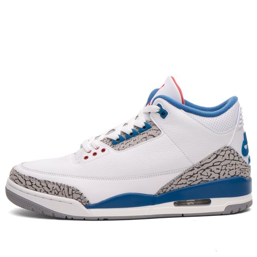Men's 3 Retro OG Sneaker White/True Blue