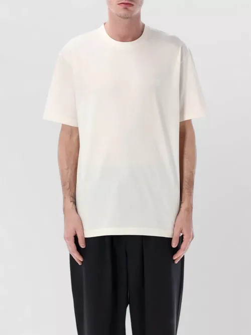 Y-3 - short sleeve crew neck logo t-shirt