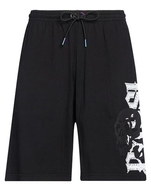 Man Shorts & Bermuda Shorts Black Size XL Cotton