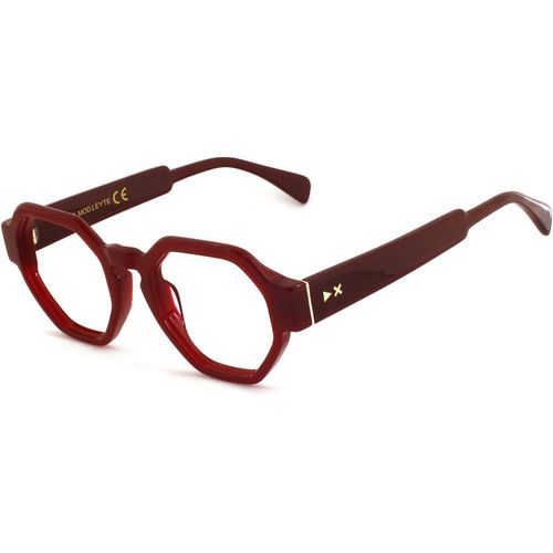 XLAB Unisex Leyte Optical frames Acetate Bordeaux Geometric Demo