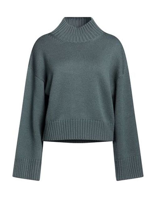 Woman Turtleneck Charcoal Size 10 Virgin Wool