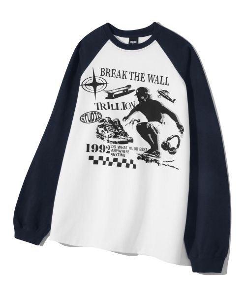 SKATEBOARD PIGMENT GRAPHIC LONG SLEEVE