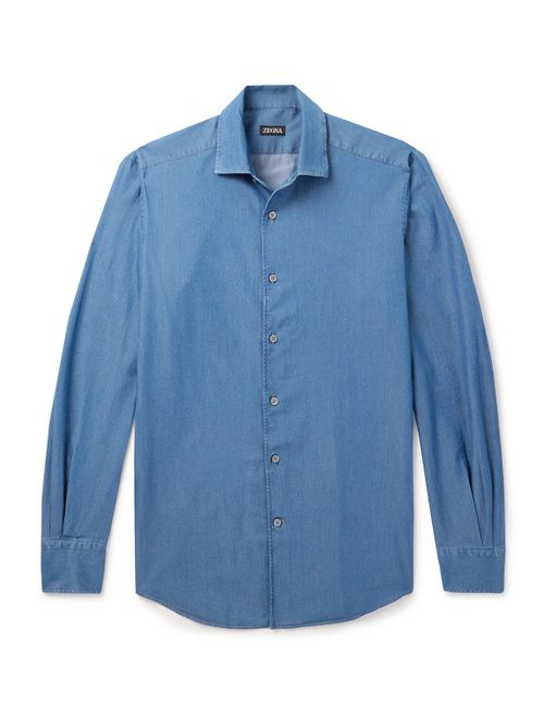 Cotton-Chambray Shirt
