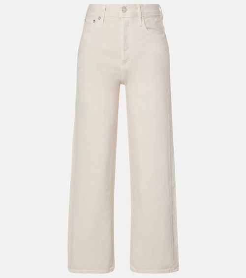Ren high-rise cropped wide-leg jeans