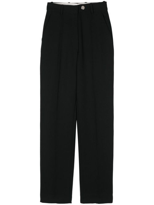 Pressed-crease trousers - Black