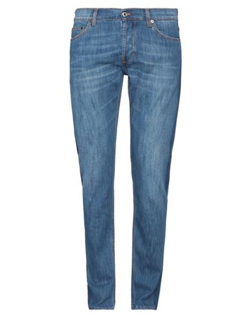 Man Jeans Blue Size 31 Cotton, Elastane