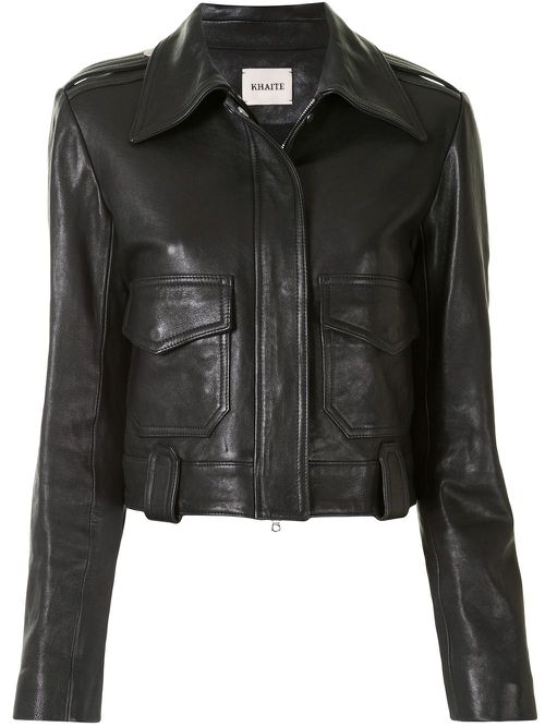 Cordelia leather jacket - Black