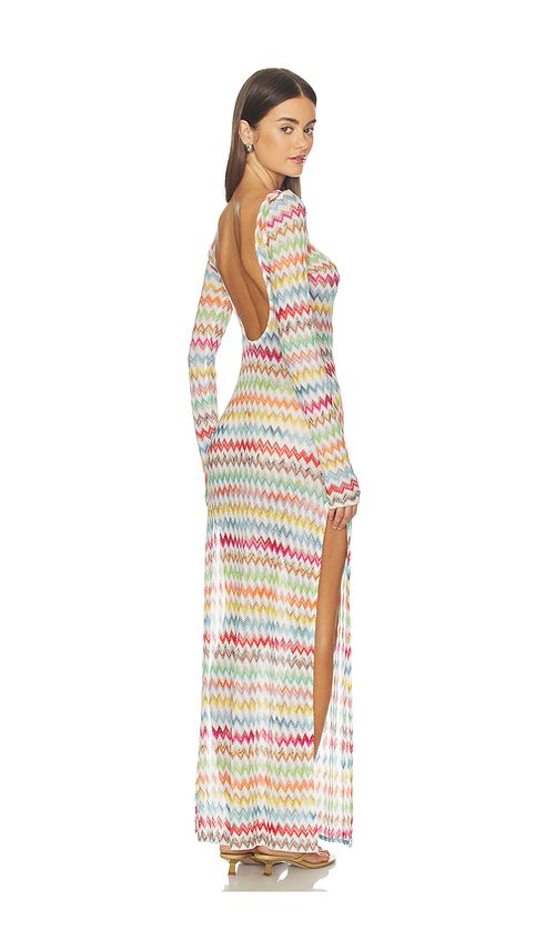 Missoni Long Cover Up Dress in White,Pink. - 42 also