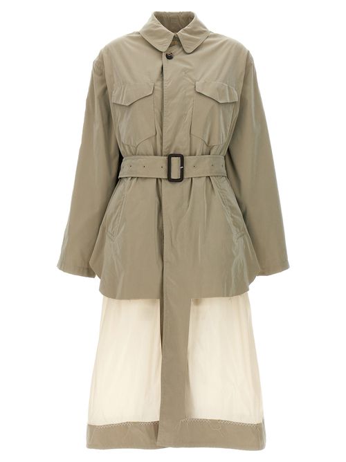 -Decortiqué Reversible Trench Coat Trench E Impermeabili Beige-Donna