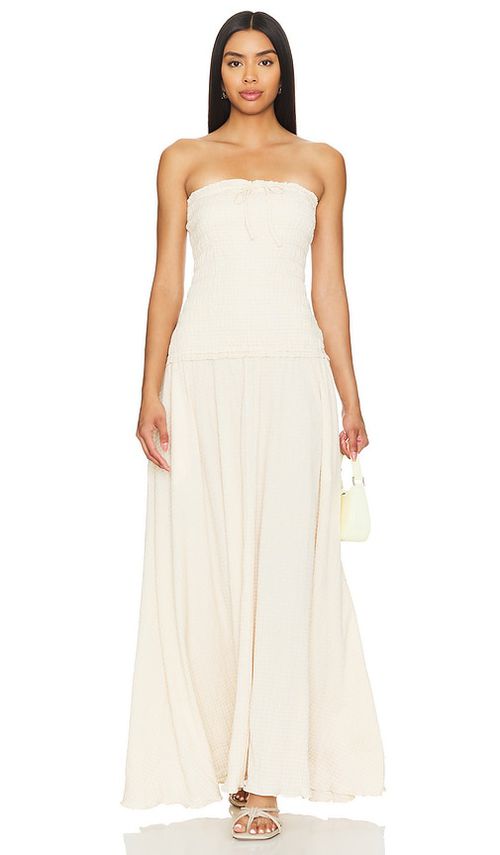 Lovers and Friends Gale Maxi Dress in Neutral. - M also in
