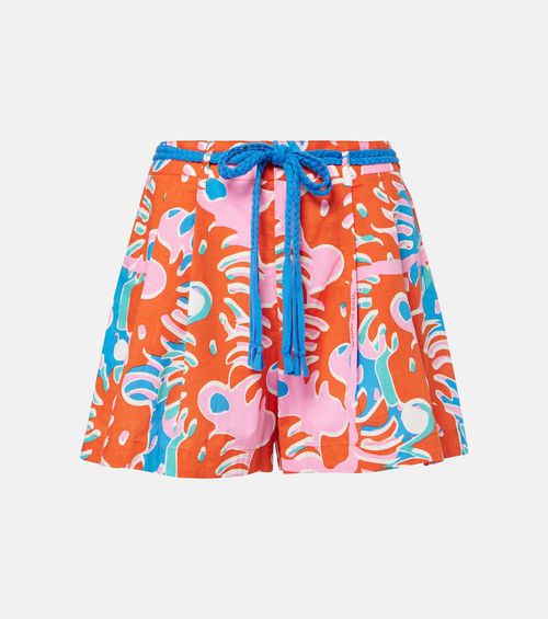 Chantal printed cotton shorts