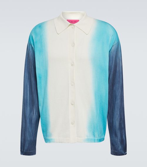Cotton and cashmere cardigan