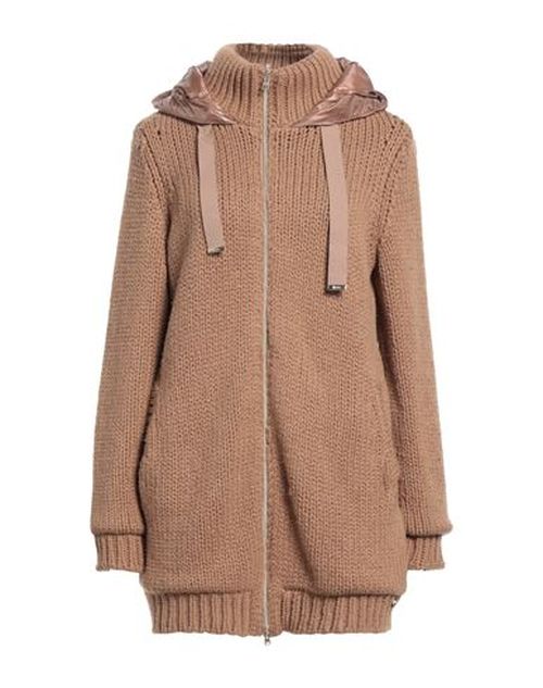 Resort Woman Puffer Camel Size 10 Polyamide, Viscose, Recycled wool, Metallic fiber, Cashmere