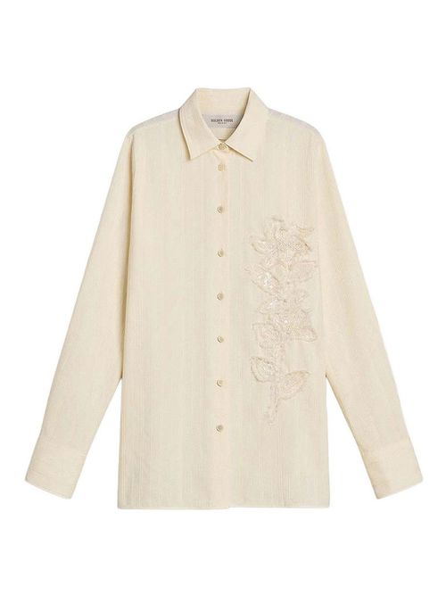 Cotton Shirt With Sequins