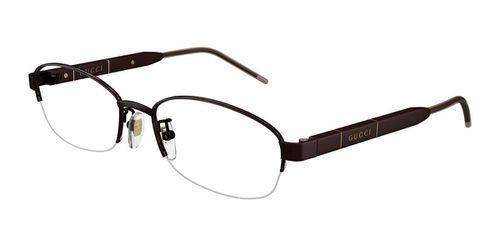 Gucci GG1742OJ Asian Fit 002 Women’s Eyeglasses Brown  53 - Blue Light Block Available
