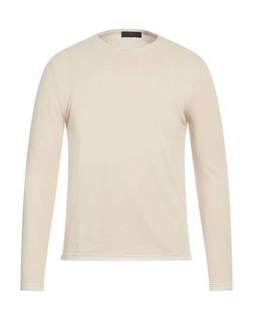 Man Sweater Beige Size 36 Cotton