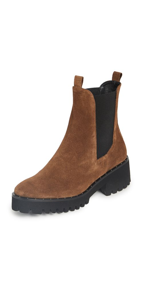 Brooke Waterproof Lug Sole Boots Brown
