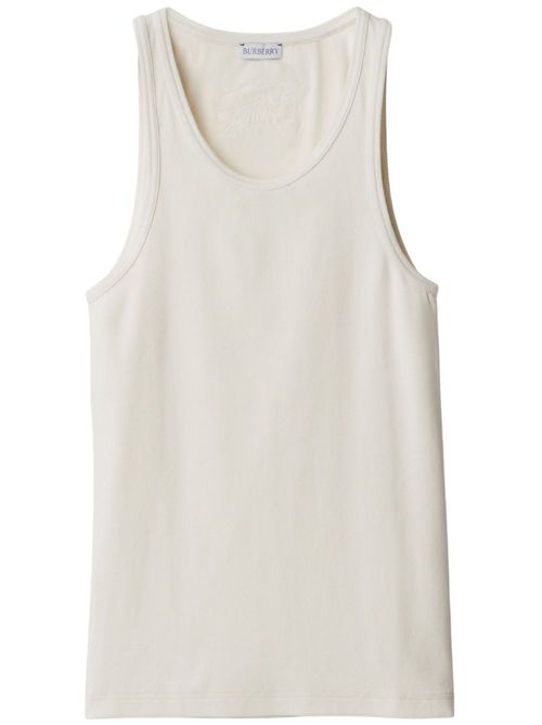 Equestrian Knight ribbed vest top - Neutrals